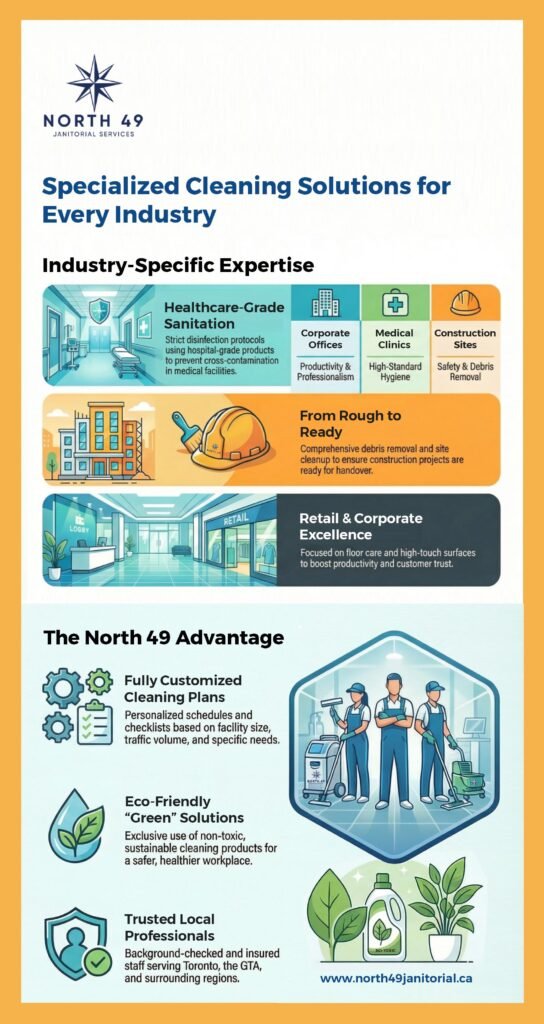 Specialized cleaning solutions for industries