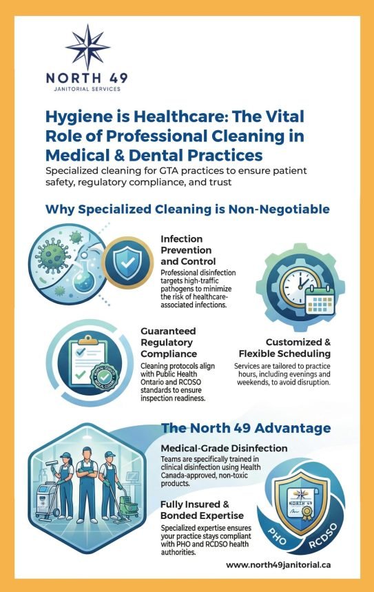 Professional cleaning for healthcare facilities